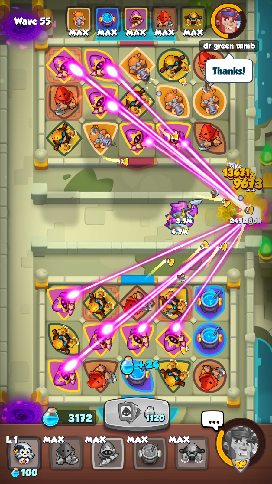 rush royale game screenshot image