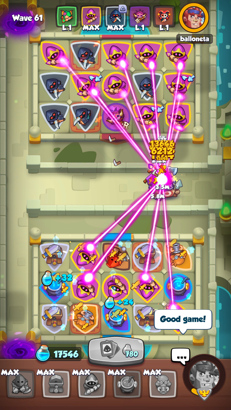 rush royale game screenshot image