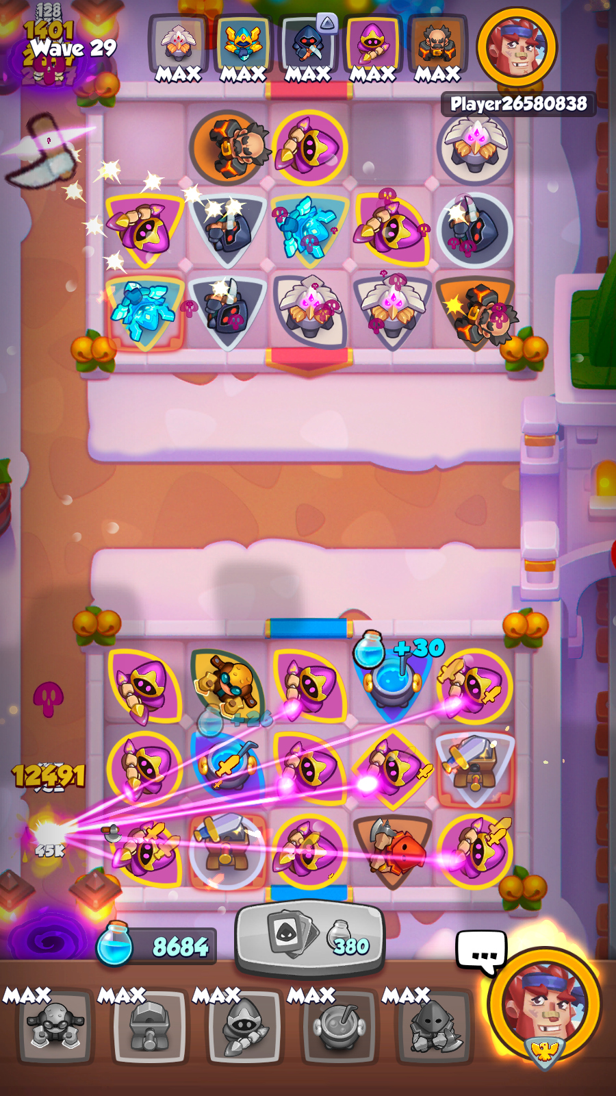 rush royale game screenshot image