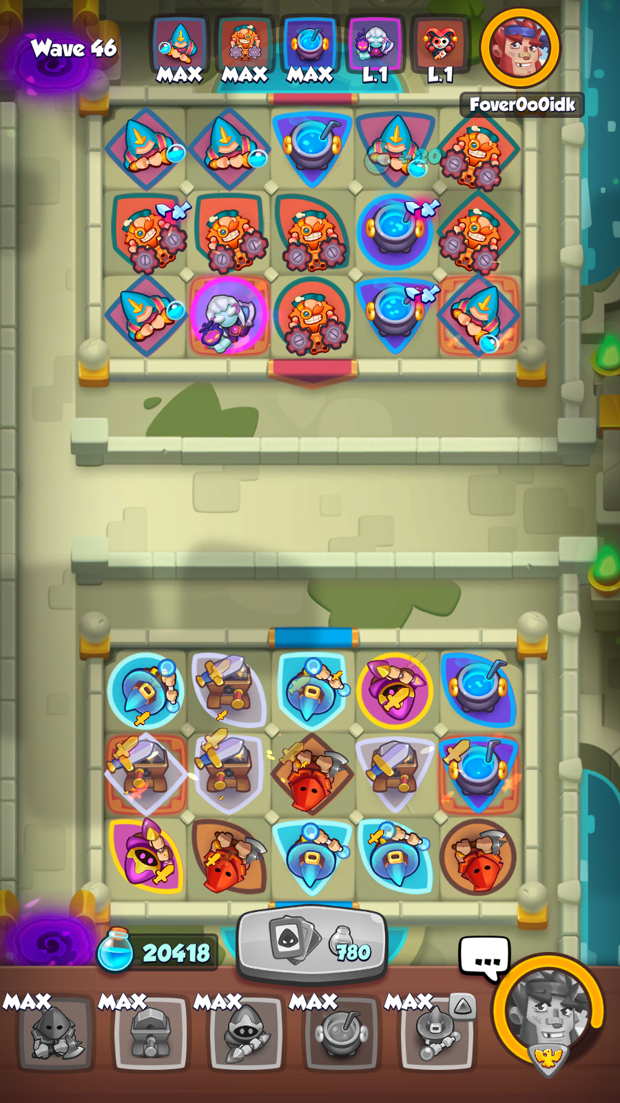 rush royale game screenshot image