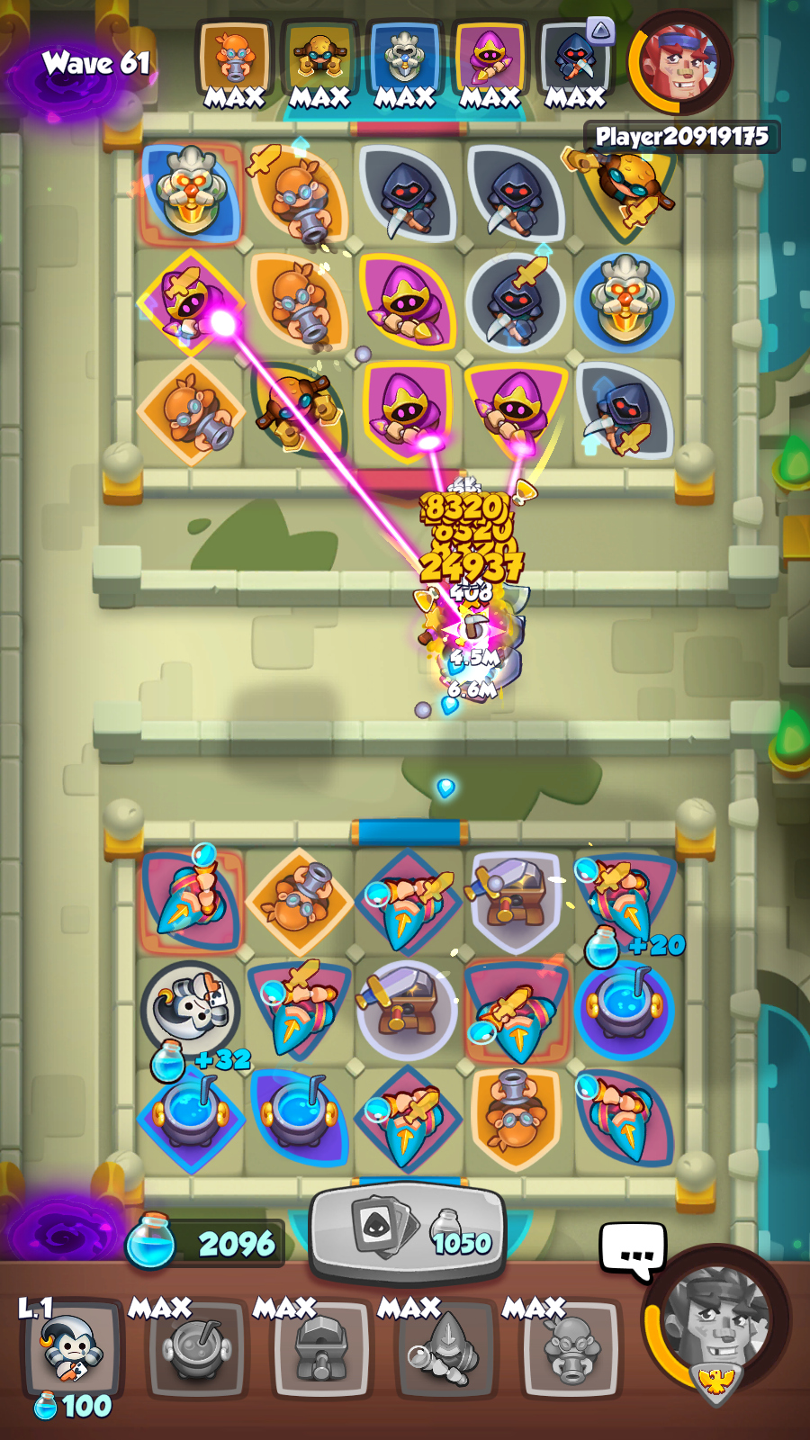 rush royale game screenshot image